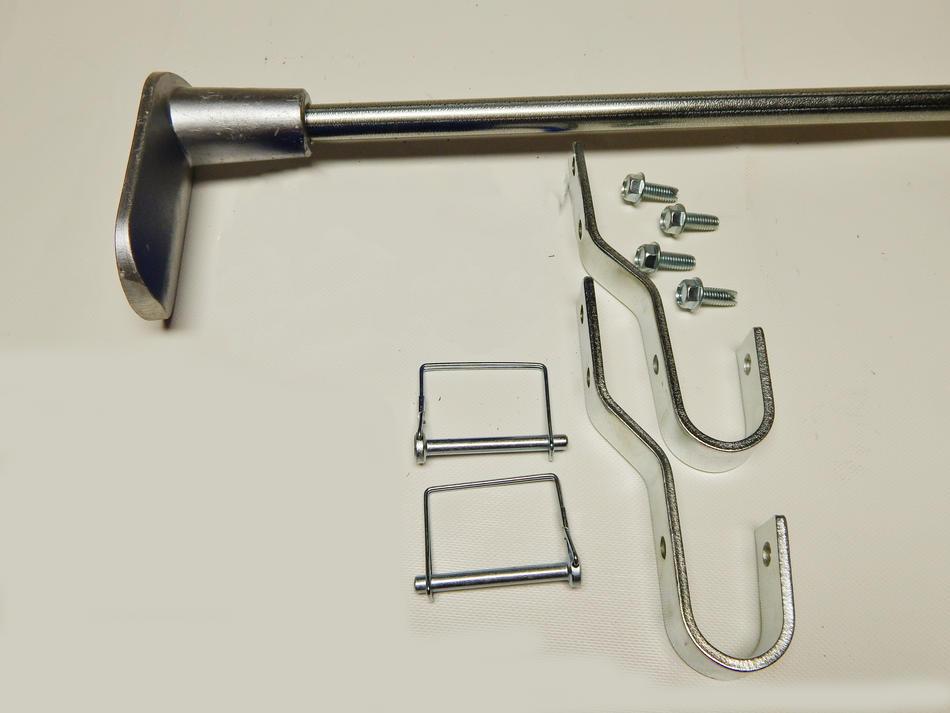 Anti-Sail Steel Pull Bar Assembly with Retainers, Guides and Hardware