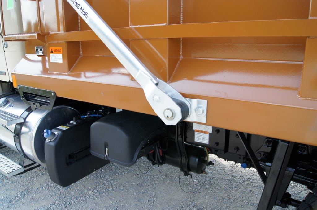 5 Spring Polished Aluminum Electric External Dump Truck Tarp System (Patriot) - kym-industries