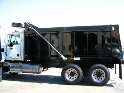 Dump Truck Tarp System - Electric STEEL Tarp Kit for Beds Up to 23' (Stealth) - kym-industries