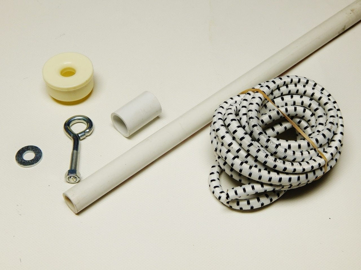 Complete Return Assembly - PVC, Return Rope and Hardware - kym-industries
