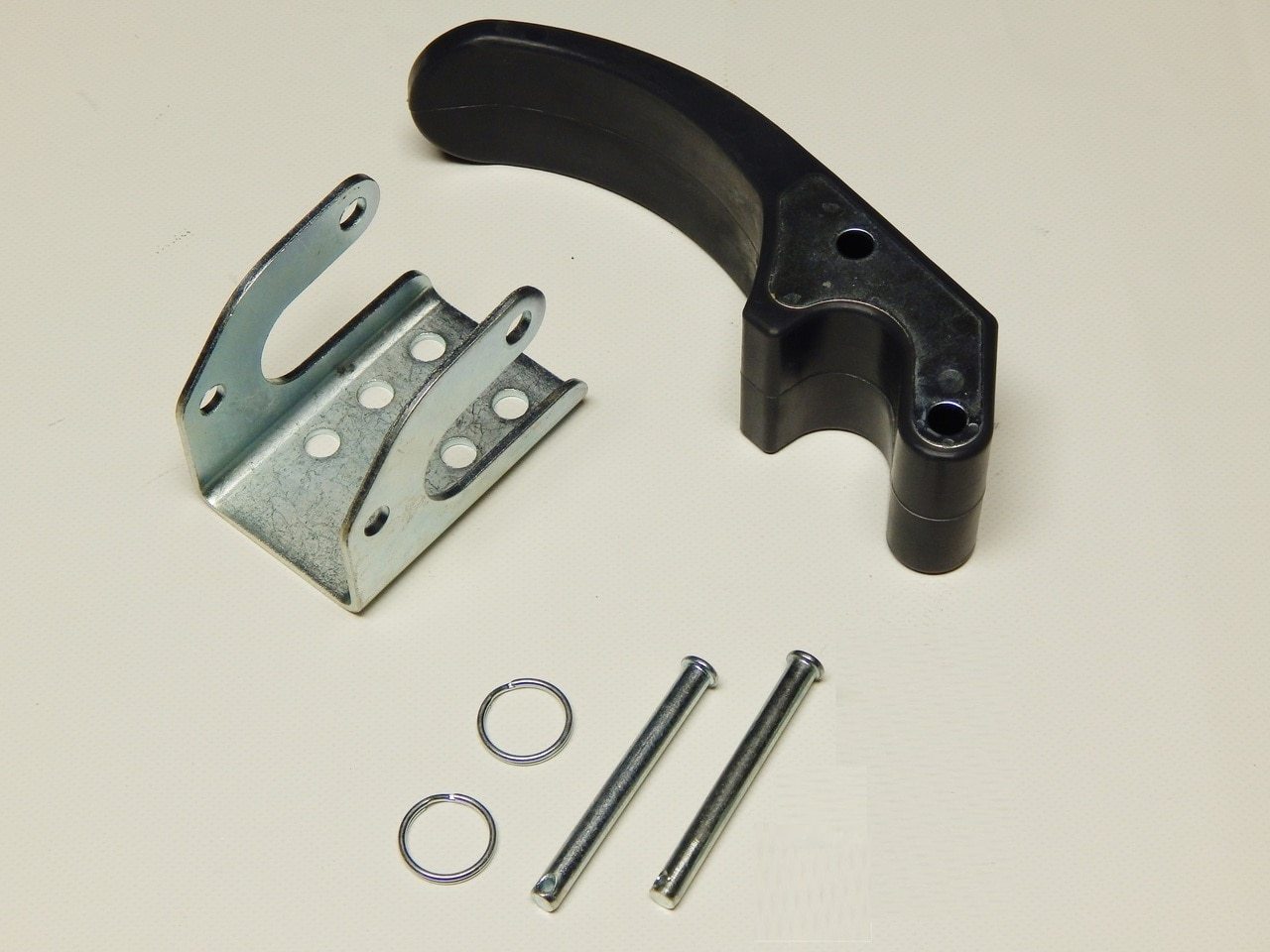 Complete Rubber Tarp Stop - 3" Upright, Bracket and Pins - kym-industries